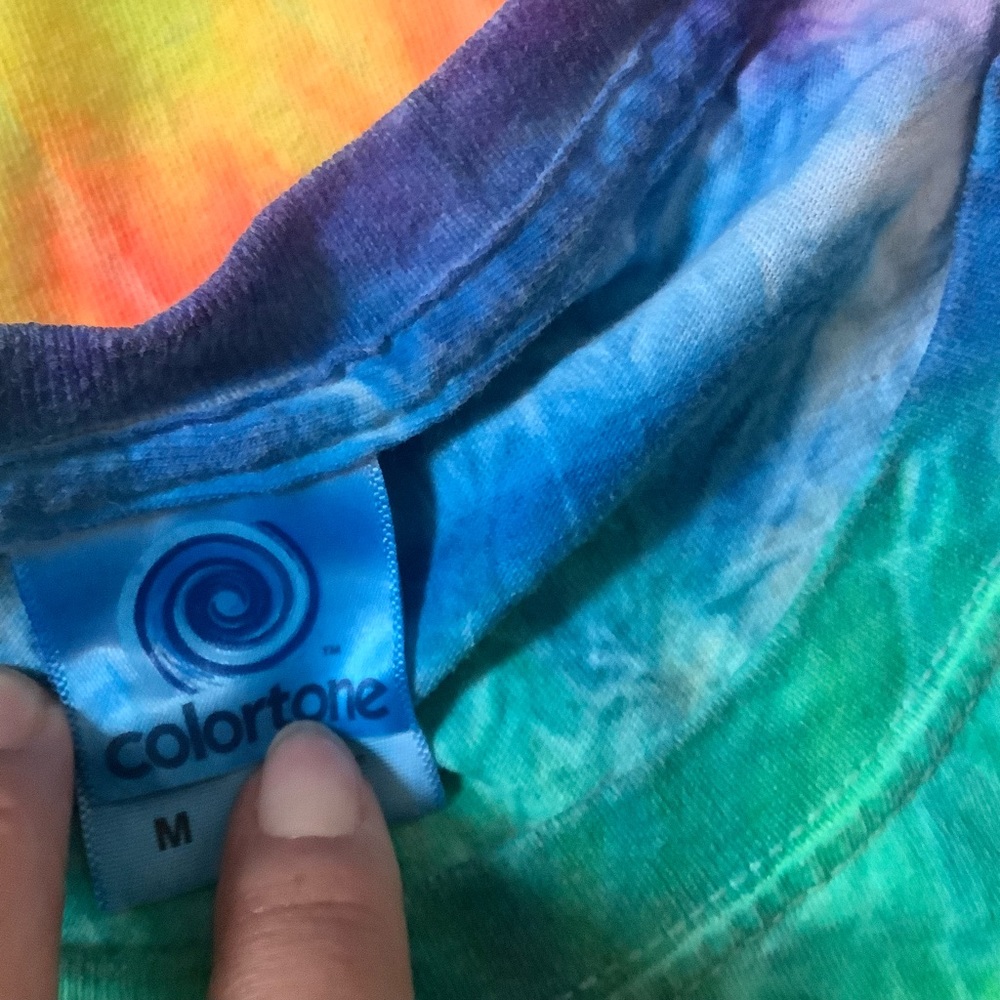 Color ton Arizona tie-dye t-shirt rainbow size Medium - Picture 4 of 8
